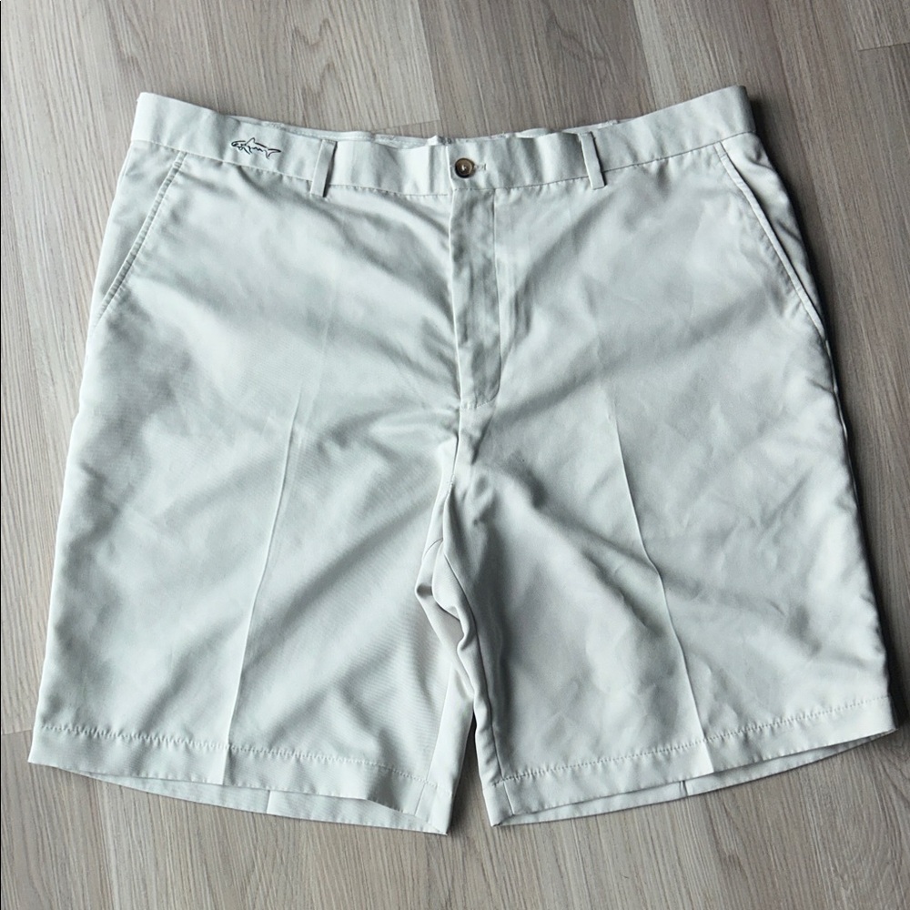 Greg Norman Men's Shorts W40 Tan Golf Preppy Casual Summer Casual Everyday